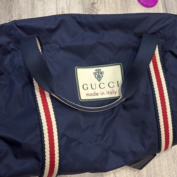 Gucci Blue Nylon Duffel Bag Multiple colors - Picture 11 of 11